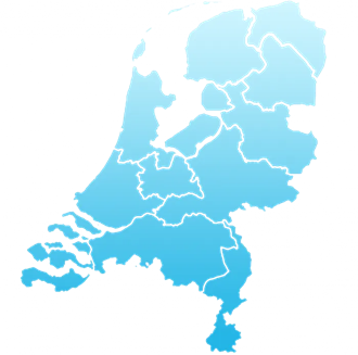 Landkaart-Nederland-Mycells - Noodcommunicatie
